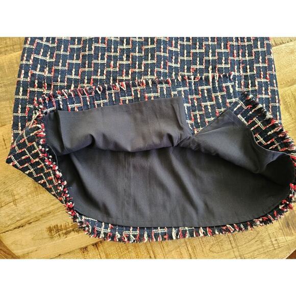 Talbots Petites Tweed Pencil Skirt Women's Size 6P Coastal Nautical Preppy - Picture 9 of 9